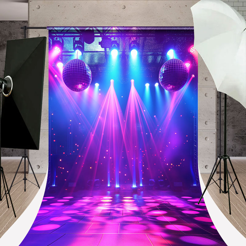 Lofaris Disco Stage Party And Photography Sweep Backdrop