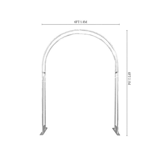 Lofaris Double Layer 6X8FT Arch Chiara Wedding Party Frame