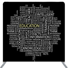 Lofaris Education Information Text Backdrop Cover For Decor