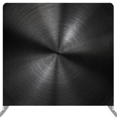 Lofaris Elegant Black CD Texture Fabric Party Backdrop Cover