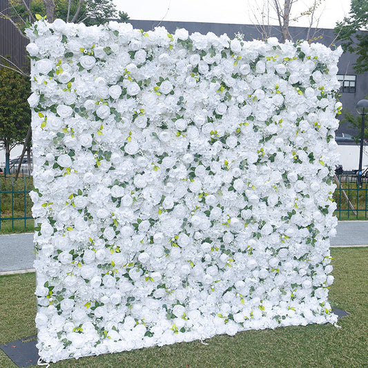 Lofaris Elegant Romantic White Flower Wall For Wedding