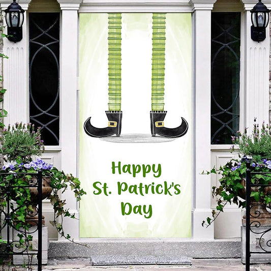 Lofaris Elf Shoes Light Green St. Patrick¡¯S Day Door Cover
