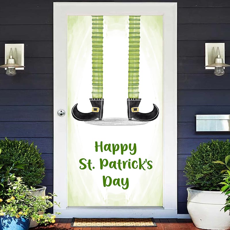 Lofaris Elf Shoes Light Green St. Patrick¡¯S Day Door Cover