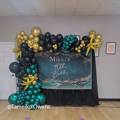 40th birthday backdrop - lofaris