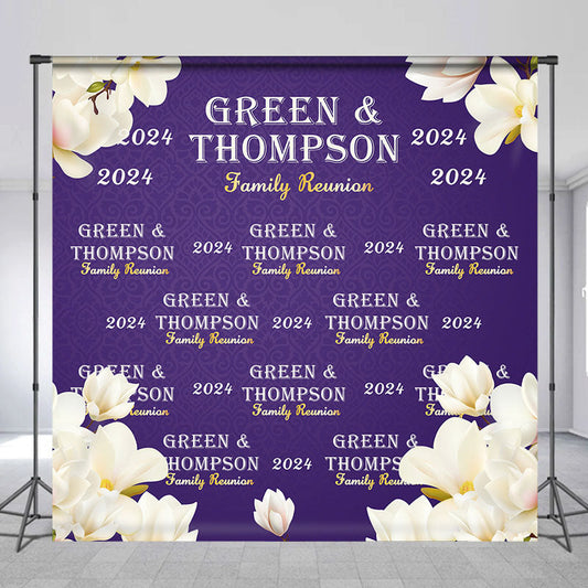 Lofaris Family Reunion Magnolia Custom Name Dance Backdrop