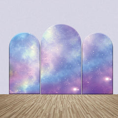 Lofaris Fantasy Galaxy Simple Arch Backdrop Kit For Birthday