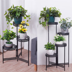Lofaris Fashion Style Black Metal Plant Stand For Decoration
