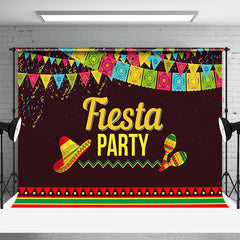 Lofaris Fiesta Party Floral Mexican Theme Backdrop