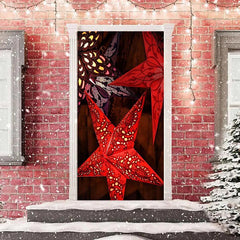 Lofaris Fivepointed Star Christmas Door Cover Decoration