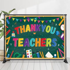 Lofaris Flags Blackboard Teacher Appreciation Week Backdrop