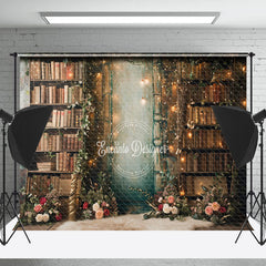 Lofaris Floral Cluster Leaves Bookshelf Spring Photo Backdrop