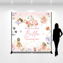 Lofaris Floral Fairy Custom 1st Birthday Backdrop For Girls