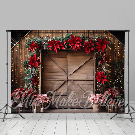 Lofaris Floral Plants Log Cabin Backdrop For Photography