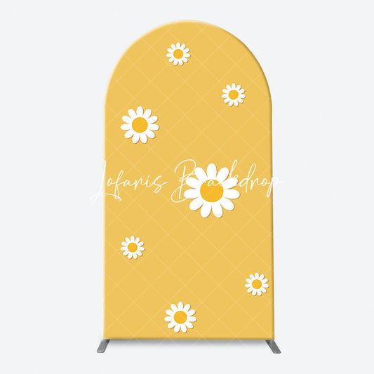 Lofaris Floral Rainbow Groovy One Birthday Arch Backdrop Kit