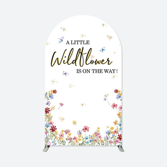 Lofaris Floral Wildflower Baby Shower Party Arch Backdrop