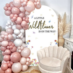 Lofaris Floral Wildflower Baby Shower Party Arch Backdrop
