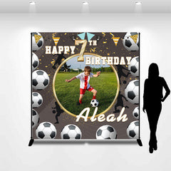 Lofaris Football Club Sports Custom Photo Boy Birthday Backdrop