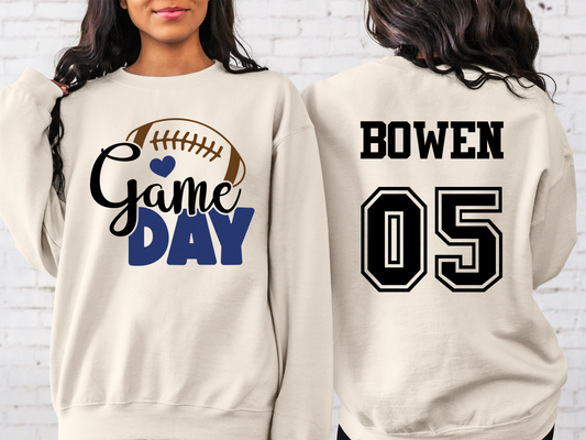 Lofaris Football Game Day For Mom And Kids Custom Sweatshirt