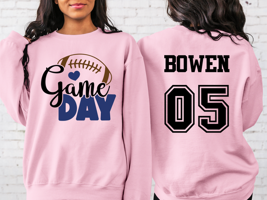 Lofaris Football Game Day For Mom And Kids Custom Sweatshirt