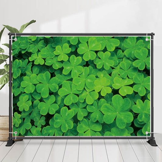 Lofaris Fresh Green Clovers Plant St Patricks Day Backdrop