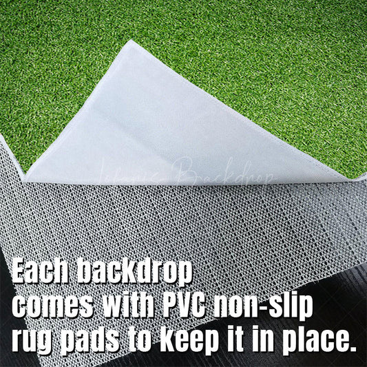 Lofaris Fresh Green Grass Field Floor Backdrop For Photo