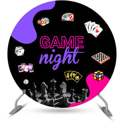 Lofaris Game Night Cards Uno Round Happy Birthday Backdrop
