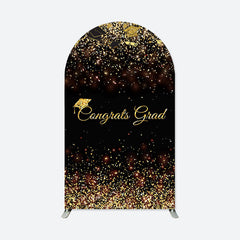 Lofaris Glitter Congrats Grad Arch Backdrop for Graduation