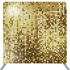 Lofaris Glitter Golden Sequin Wall Backdrop Cover For Party