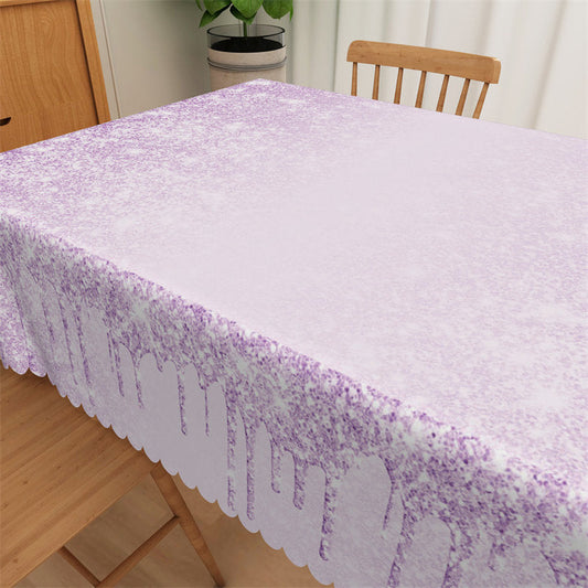 Lofaris Glitter Purple Fashion Dining Room Party Tablecloth