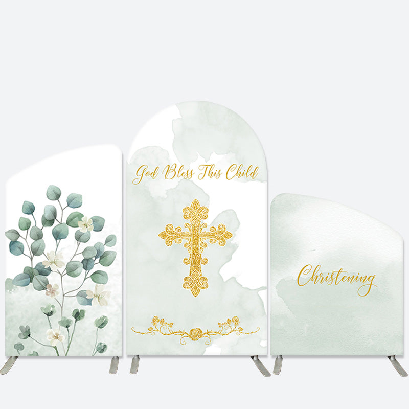 Lofaris God Bless This Child Baby Shower Arch Backdrop Kit