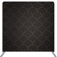Lofaris Gold Art Classic Swirl Pattern Backdrop Cover For Party