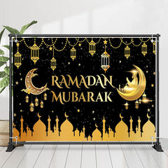 Lofaris Gold Pendant Palace Moon Galaxy Ramadan Backdrop