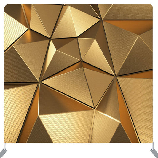 Lofaris Golden Regular Contrast Textured Backdrop For Decor