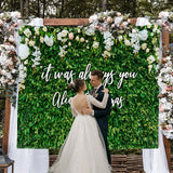 Load image into Gallery viewer, Lofaris Gorgeous Greenery Better Together Wedding Backdrop