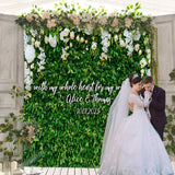 Load image into Gallery viewer, Lofaris Gorgeous Greenery Better Together Wedding Backdrop