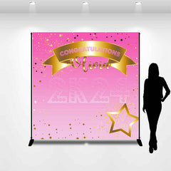 Lofaris Gradient Pink Star Custom Grad 2K24 Backdrop