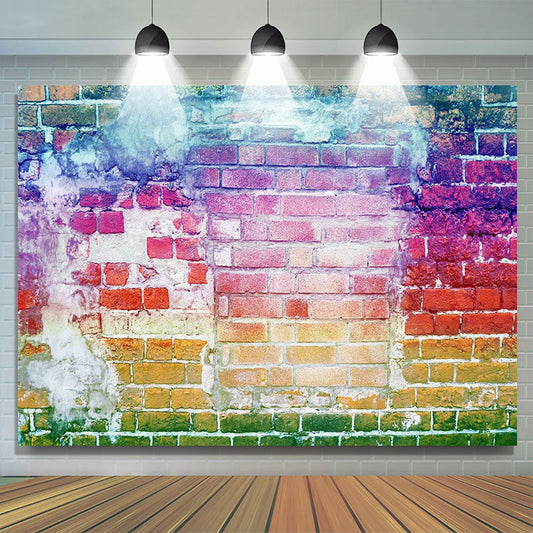 Lofaris Graffiti Style Multicolored Newborn Photo Backdrop