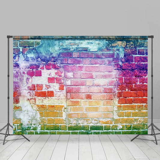 Lofaris Graffiti Style Multicolored Newborn Photo Backdrop