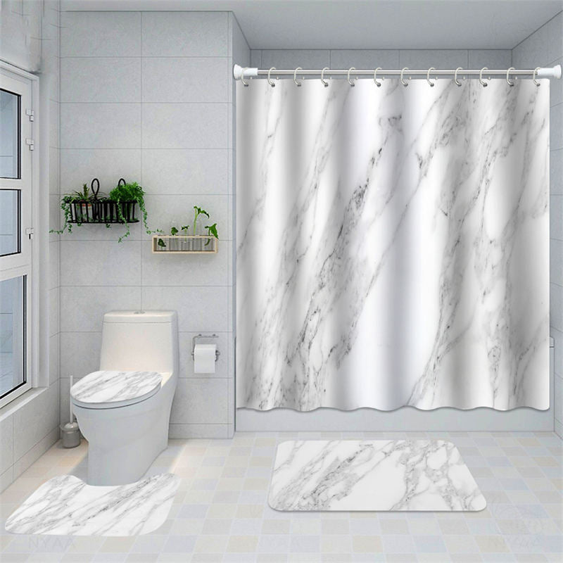 Lofaris Granite Surface Antique Style Marble Bath Curtain