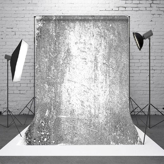 Lofaris Gray White Cement Wall Abstract Textured Backdrop