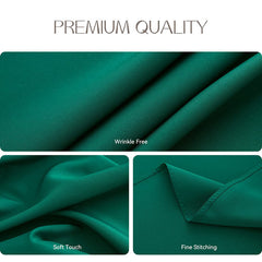 Lofaris Green 180 GSM Polyester Round Banquet Tablecloth