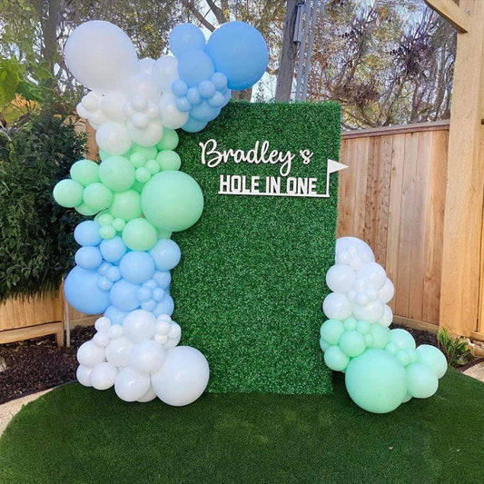 Lofaris Green Artificial Grass Wall Backdrop For Party Decor