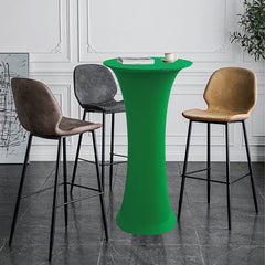 Lofaris Green High Top Round Spandex Cocktail Tablecloths