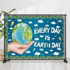 Lofaris Green Make Everyday Earth Day Theme Backdrop Decor