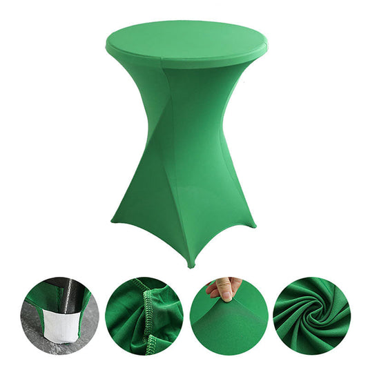 Lofaris Green Spandex Stretch Cocktail Banquet Tablecloths