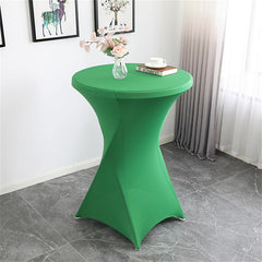 Lofaris Green Spandex Stretch Cocktail Banquet Tablecloths