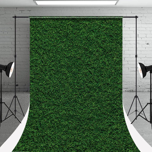 Lofaris Greenery Spring Fresh Grass Lawn Sweep Backdrop