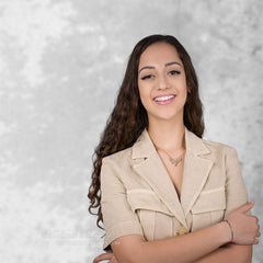 Lofaris Grey Silver Abstract Shabby Wall Portrait Backdrop