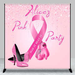 Lofaris Had It Beat Custom Pink Party Backdrop for Women