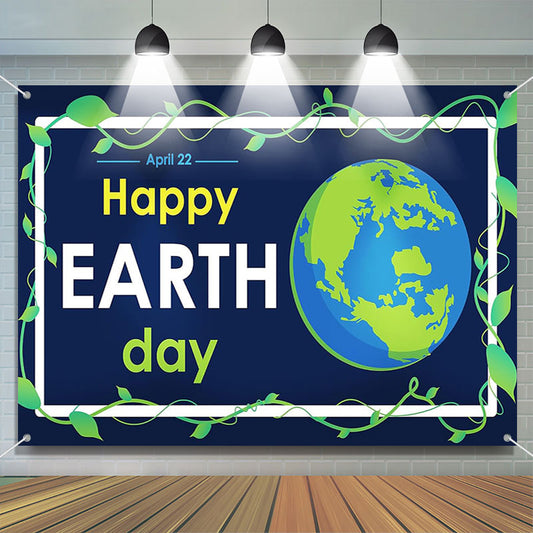 Lofaris Happy Earth Day Photo Theme Save The Nature Backdrop